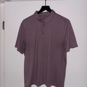 Lululemon Purple Polo Shirt
